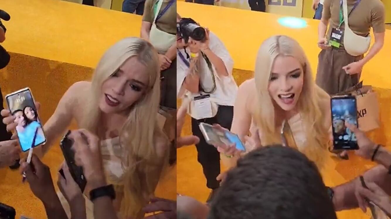 Un fan de Anya Taylor-Joy quiso inmortalizar el momento de tomarse una foto con la actriz y lo que sucedió se ha hecho viral por la mala suerte.