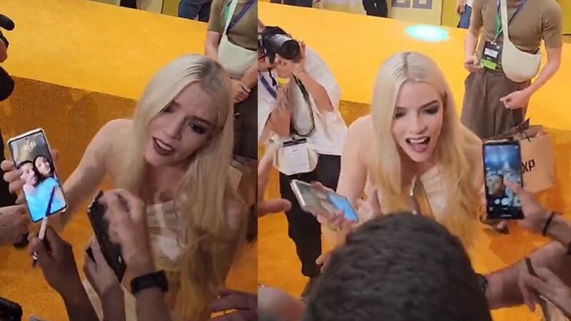 Fan de Anya Taylor-Joy se quedó sin selfie con la actriz al pasar tremendo oso