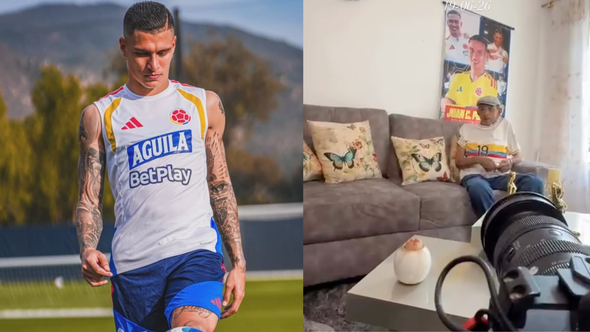 Portilla de la Selección despidió a su abuelo con desgarrador mensaje