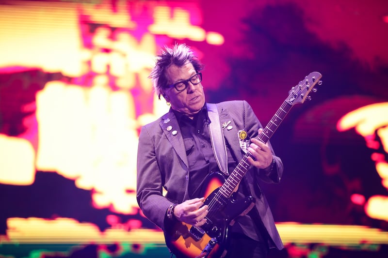 The Offspring, durante su presentación en el Festival Estéreo Picnic en el Parque Simón Bolívar de Bogotá