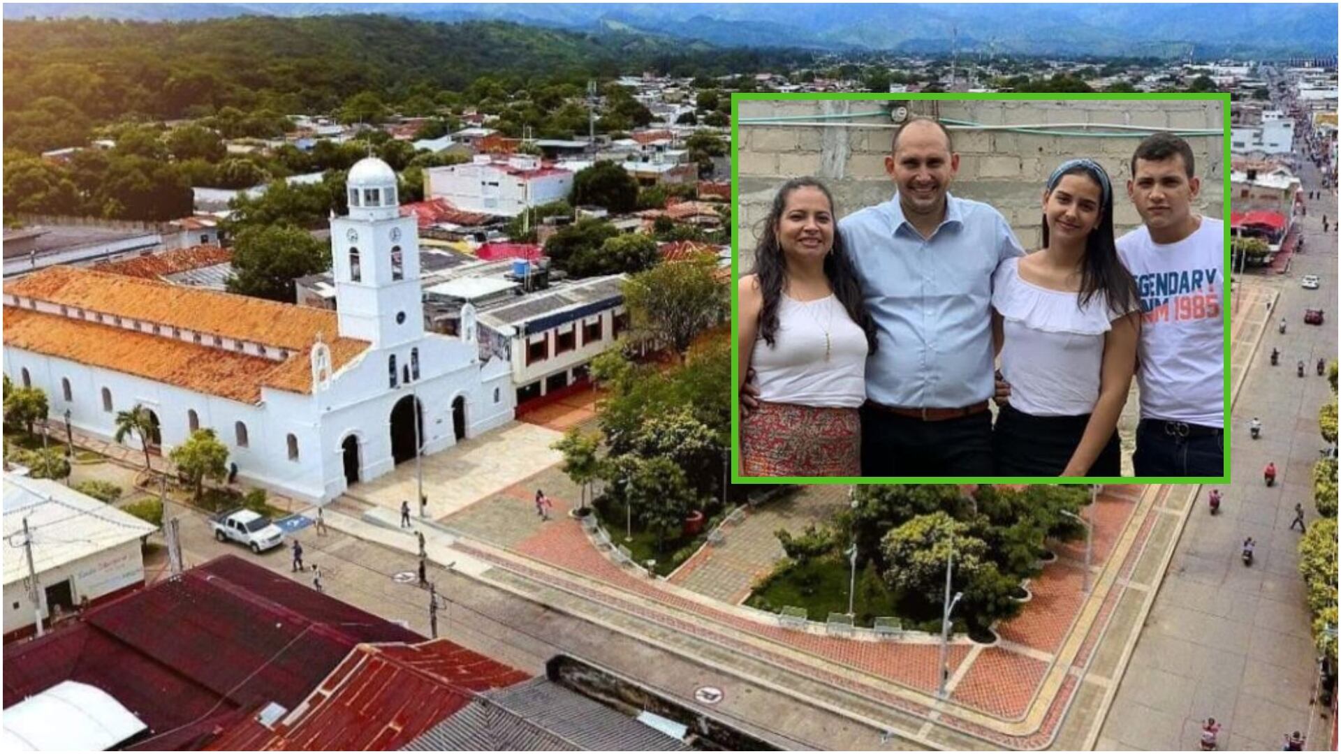 Asesinato de un pastor y su familia en Aguachica: ofrecen millonaria recompensa por información y decretan luto (Redes sociales y archivo particular)