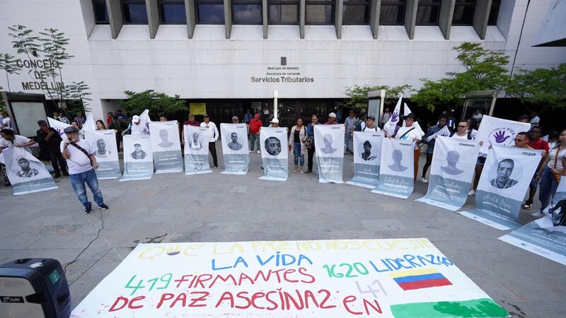 Antioqueños claman por la vida de líderes sociales y firmantes de paz