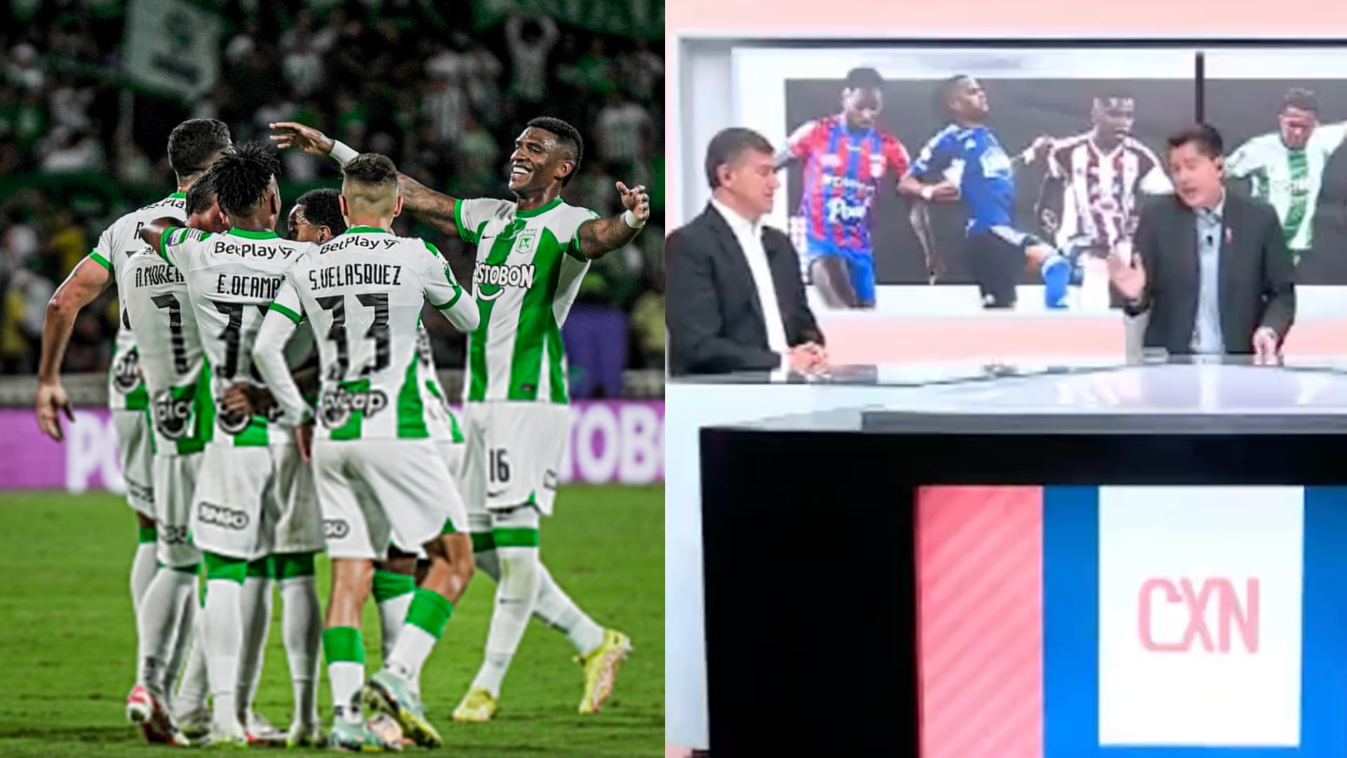 Tito Puccetti y Ricardo Henao hablando de Atlético Nacional