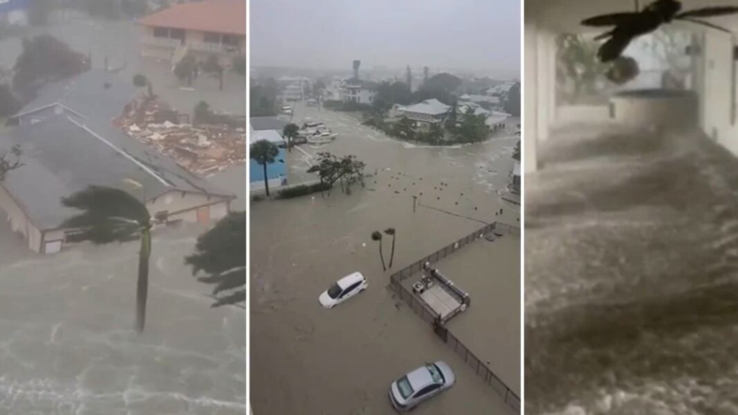Paso del huracán Ian por la Florida