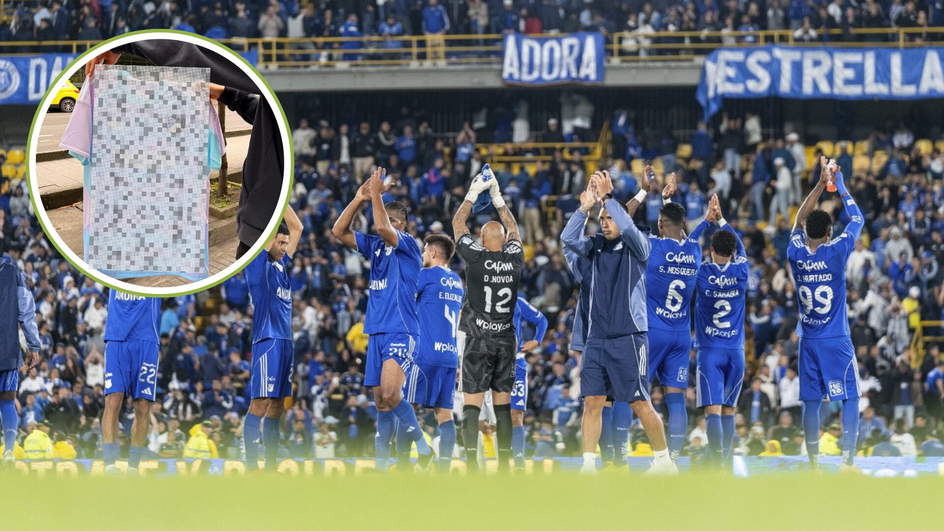 Camiseta filtrada de Millonarios, los hinchas están indignados: "Parece agua con aceite de pescado”
