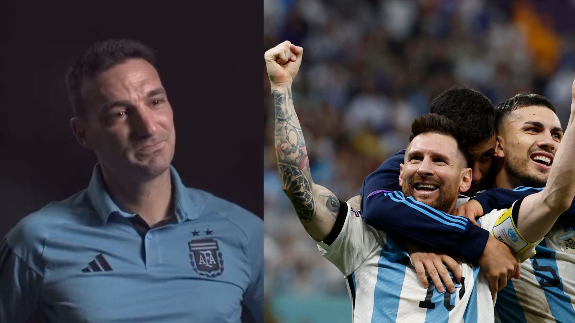 Lionel Scaloni y un emocionante video hablado sobre la Selección.