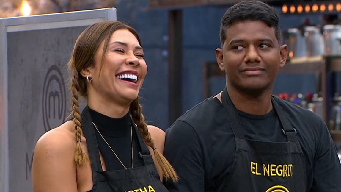 Ya son varios los retos en los que 'El Negrito' y Martha Isabel Bolaños se juntan para cocinar en 'MasterChef Colombia'