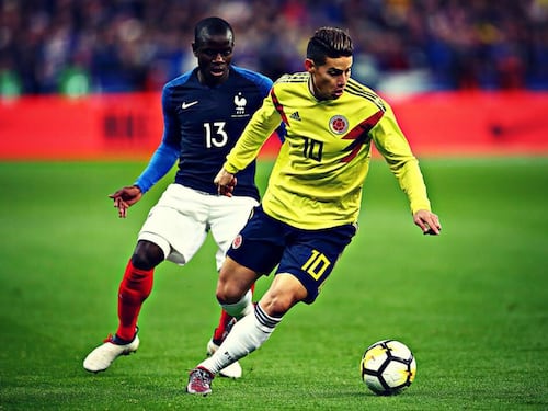 Colombia vs. Francia EN VIVO: siga aquí el minuto a minuto del amistoso internacional