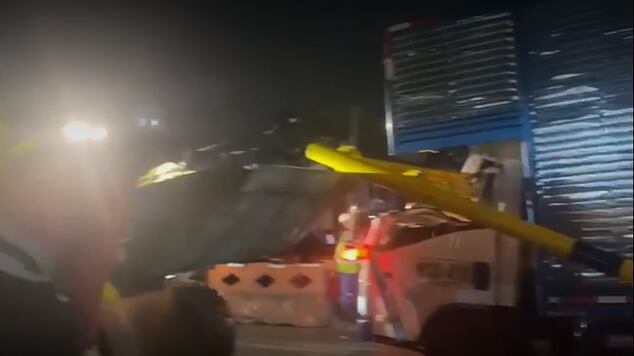 Accidente en Bogotá, calle 13 con Américas