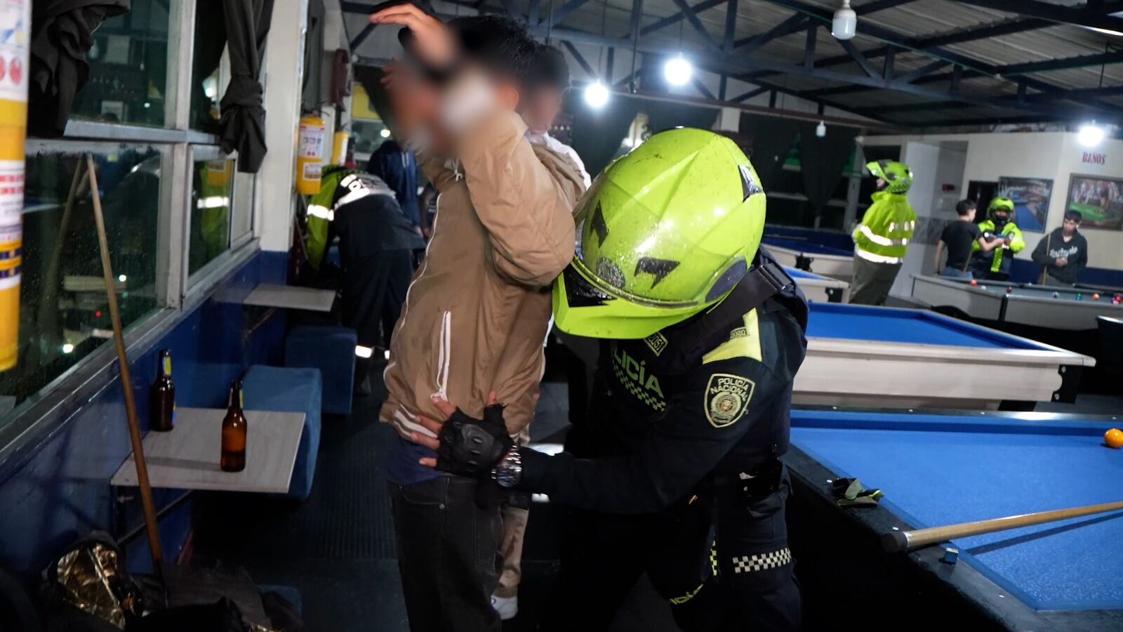 Operativo de seguridad en la localidad de Engativá por celebración del Día del Amor y la Amistad.