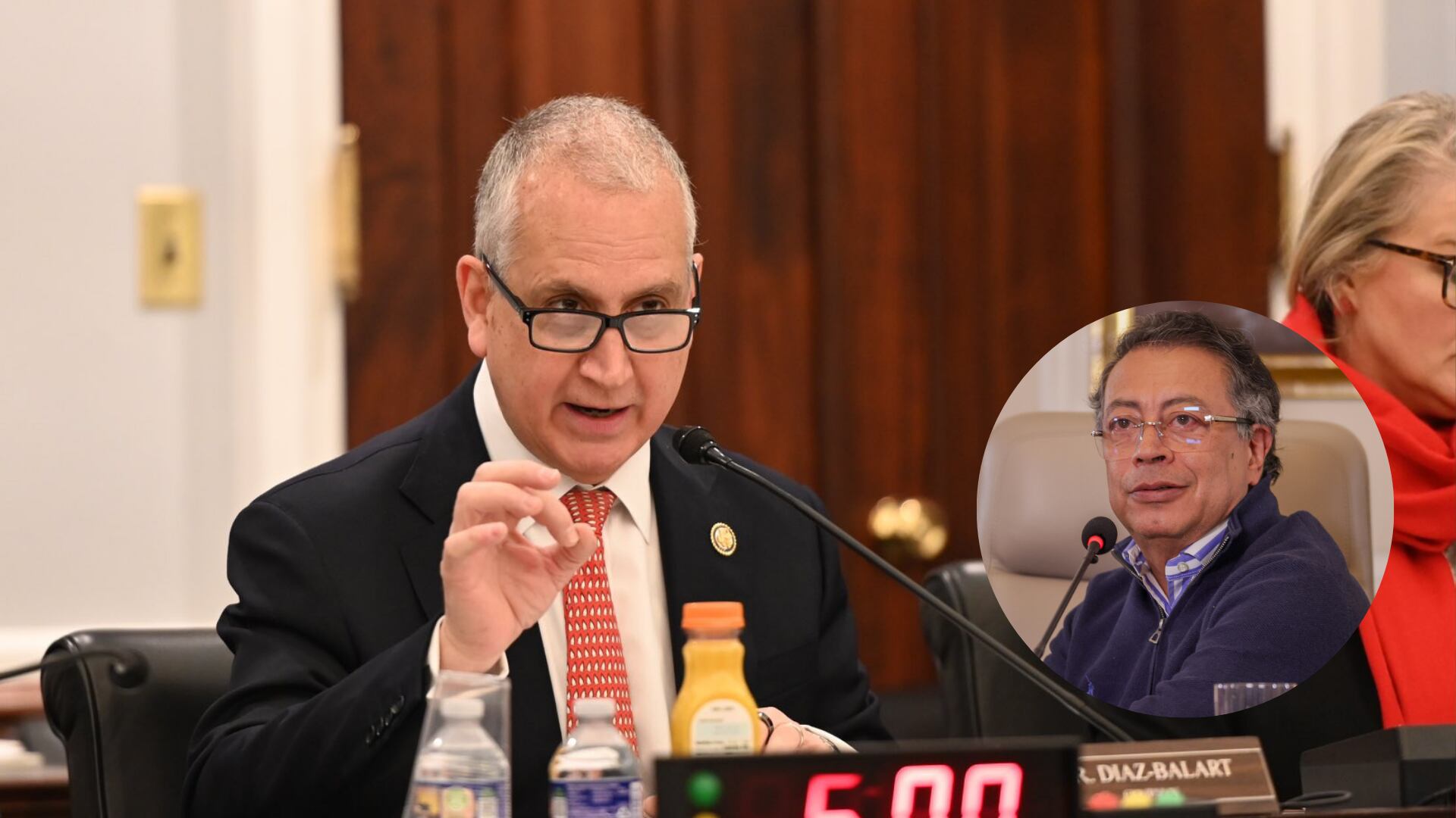 Congresista estadounidense insiste en que Petro consume drogas