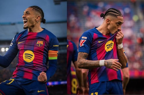 “Fue un robo”, Raphinha lanzó polémicas declaraciones tras la eliminación del Barcelona en Champions League