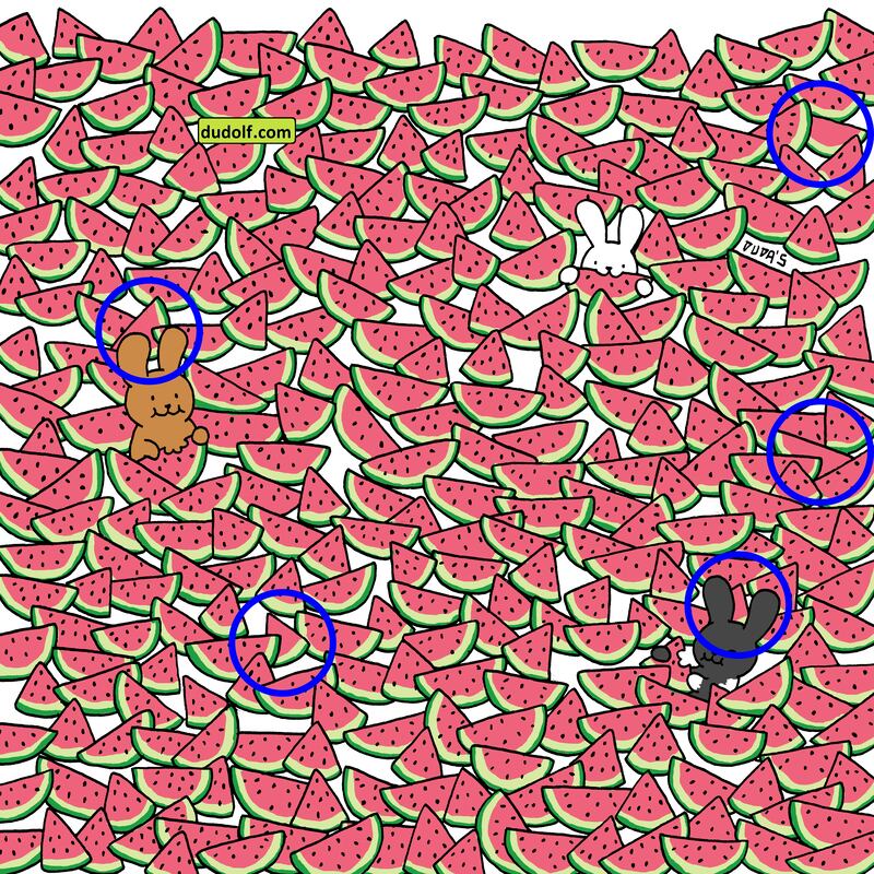 Solución al reto visual de las sandías sin semillas