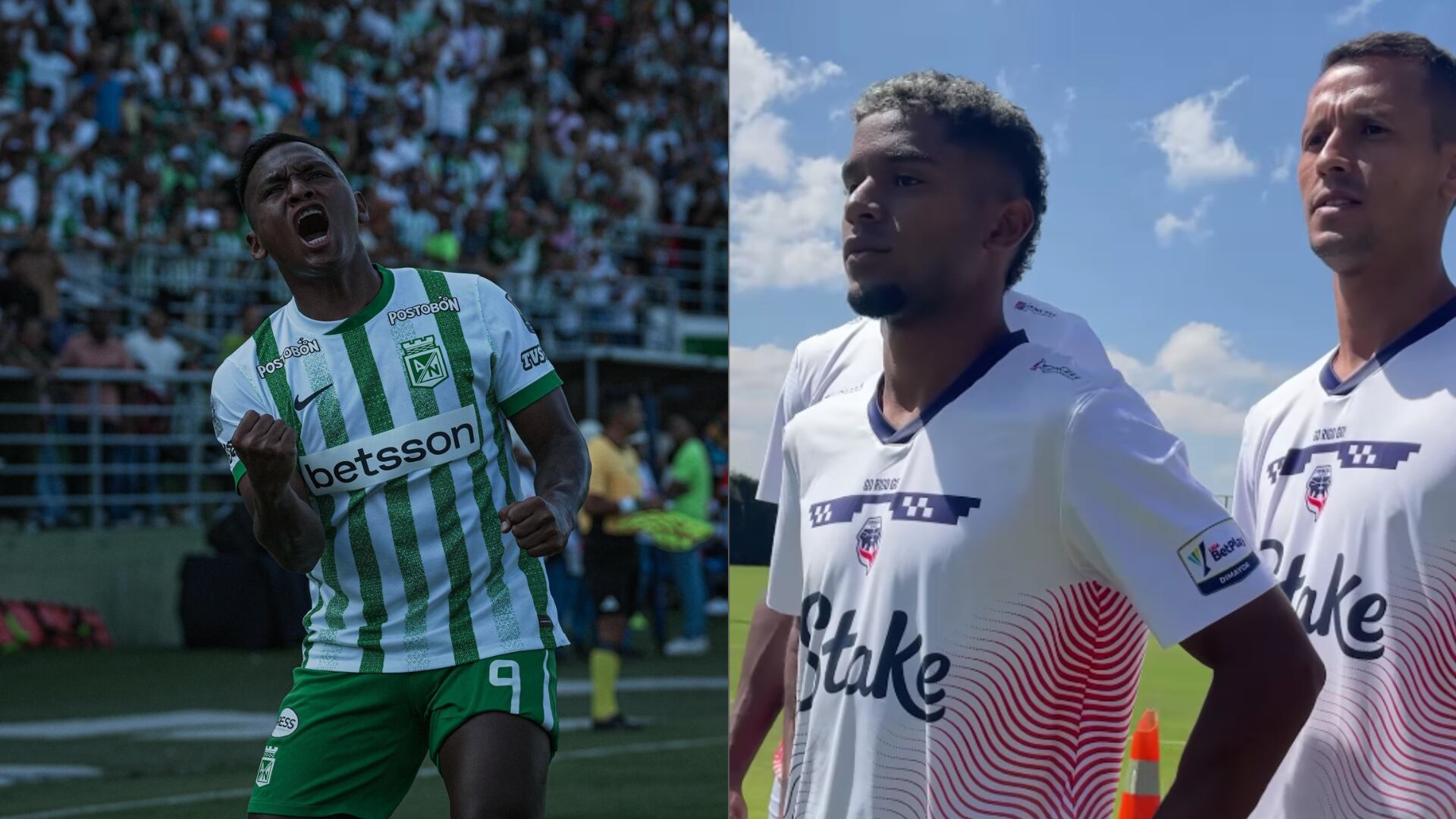 Nacional y Fortaleza - Fotos: Redes sociales