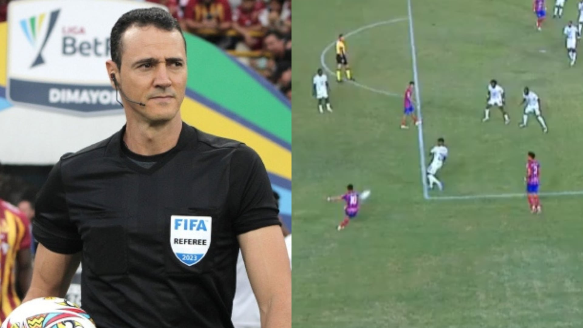 Wilmar Roldán y polémica decisión - Fotos: Redes sociales