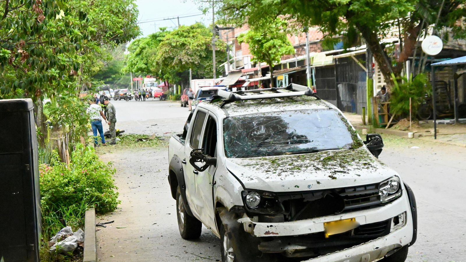 Jamundí: explosión de moto bomba cerca de una patrulla dejó quince heridos en el Valle.