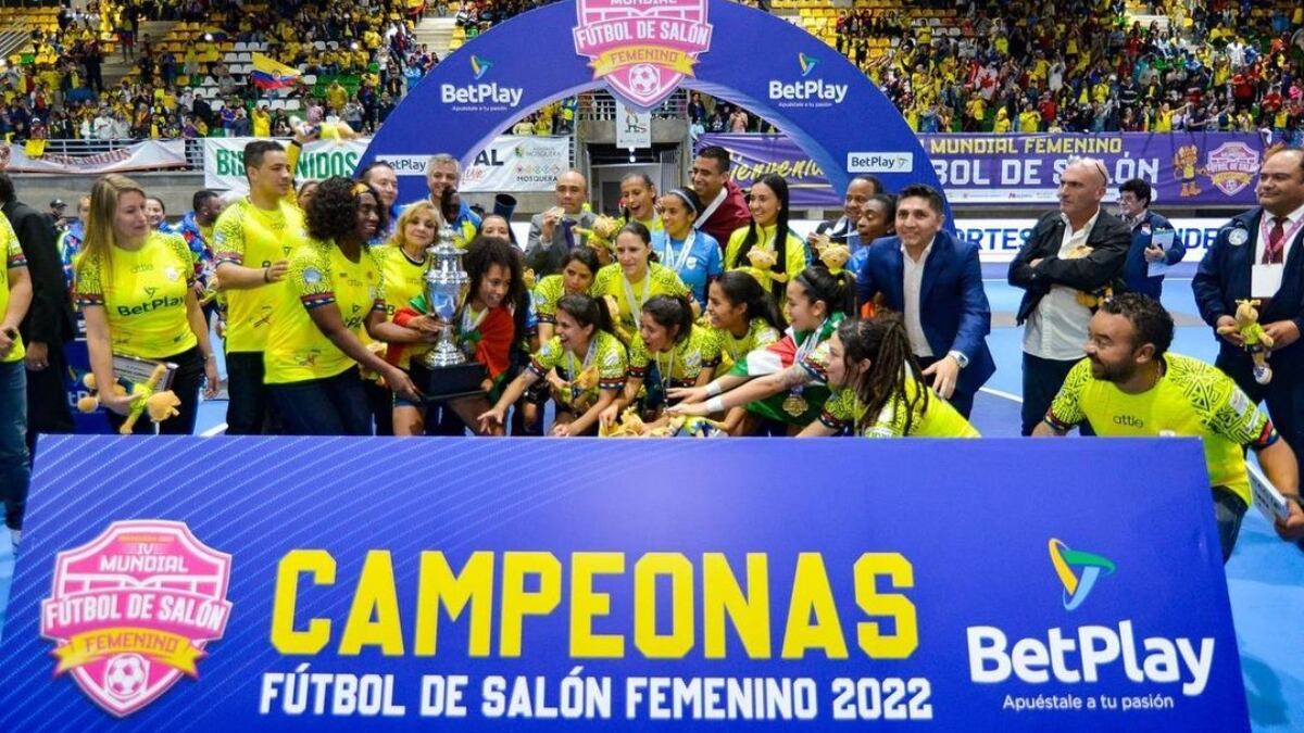 Ellas son las 13 mujeres campeonas con Colombia en el Mundial de Futsal