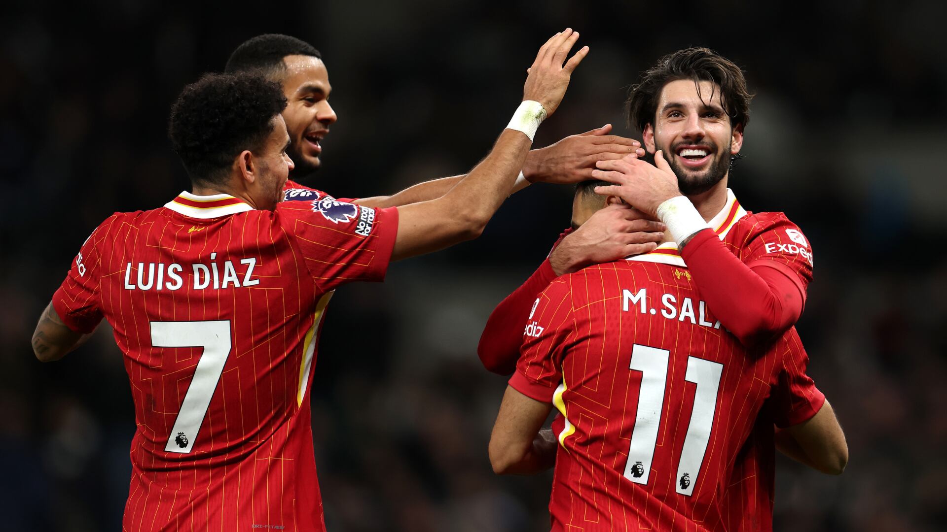 Luis Díaz y Salah - Foto: Getty