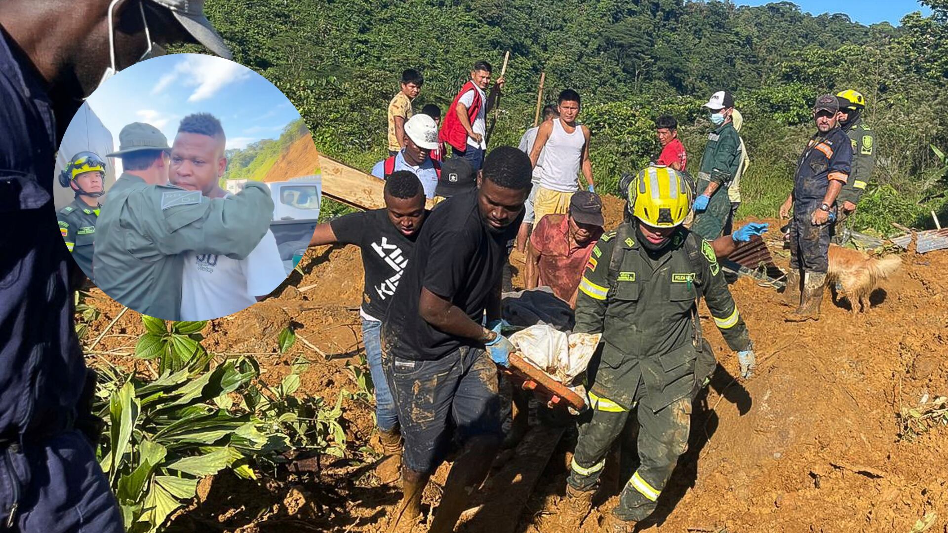Derrumbe en el Chocó