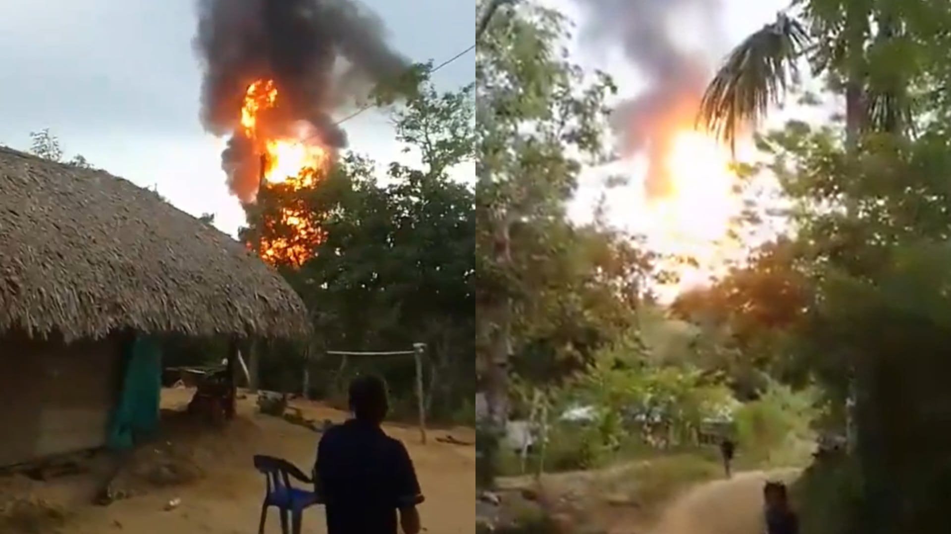 Erupción de volcán en Necoclí