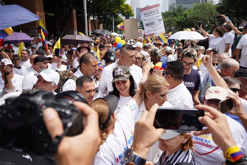 Protesta contra el gobierno de Petro en Medellín, 6 de marzo de 2024