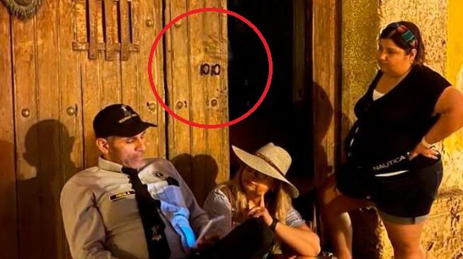 Foto de supuesto fantasma en Cartagena.