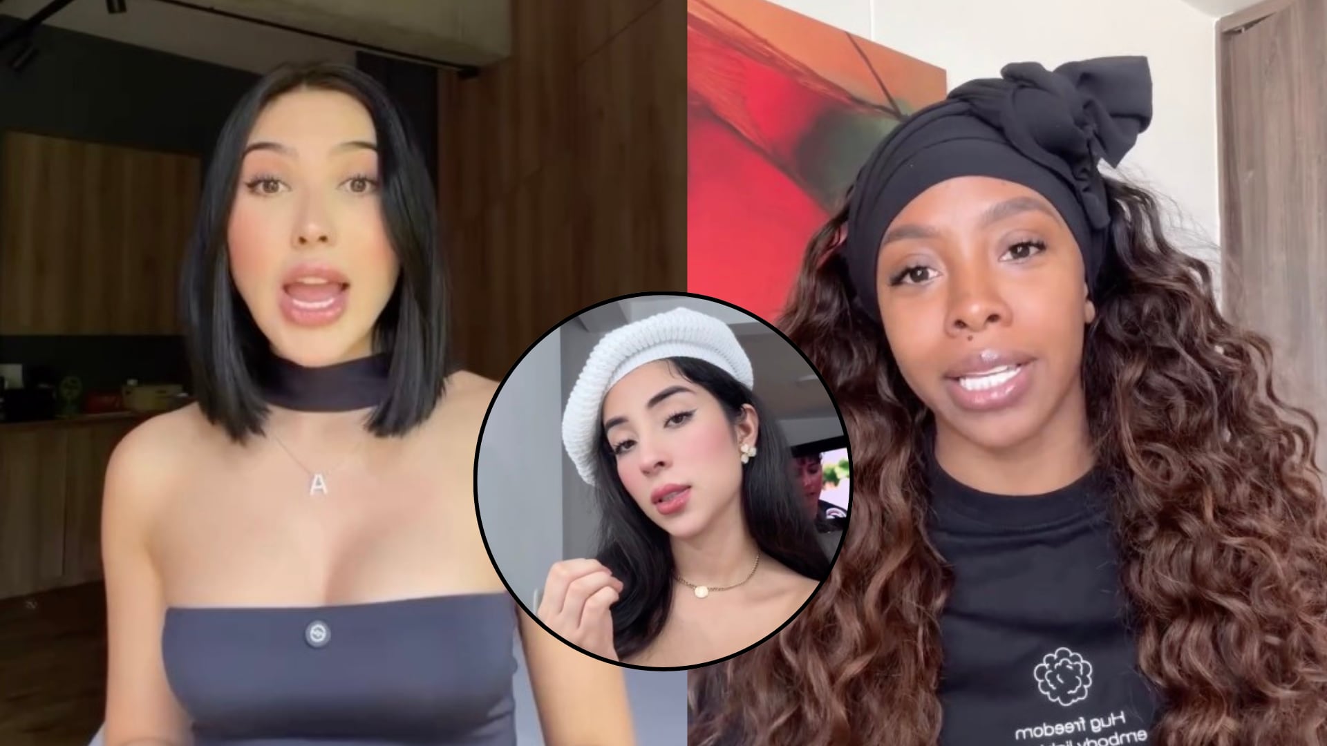 Aida Victoria, Karen Sevillano y Katy Cardona (La Blanquita)