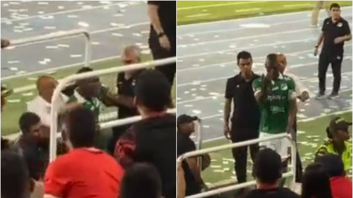 Germán Mera se descuadernó ante los hinchas de América y quería subir a pelear