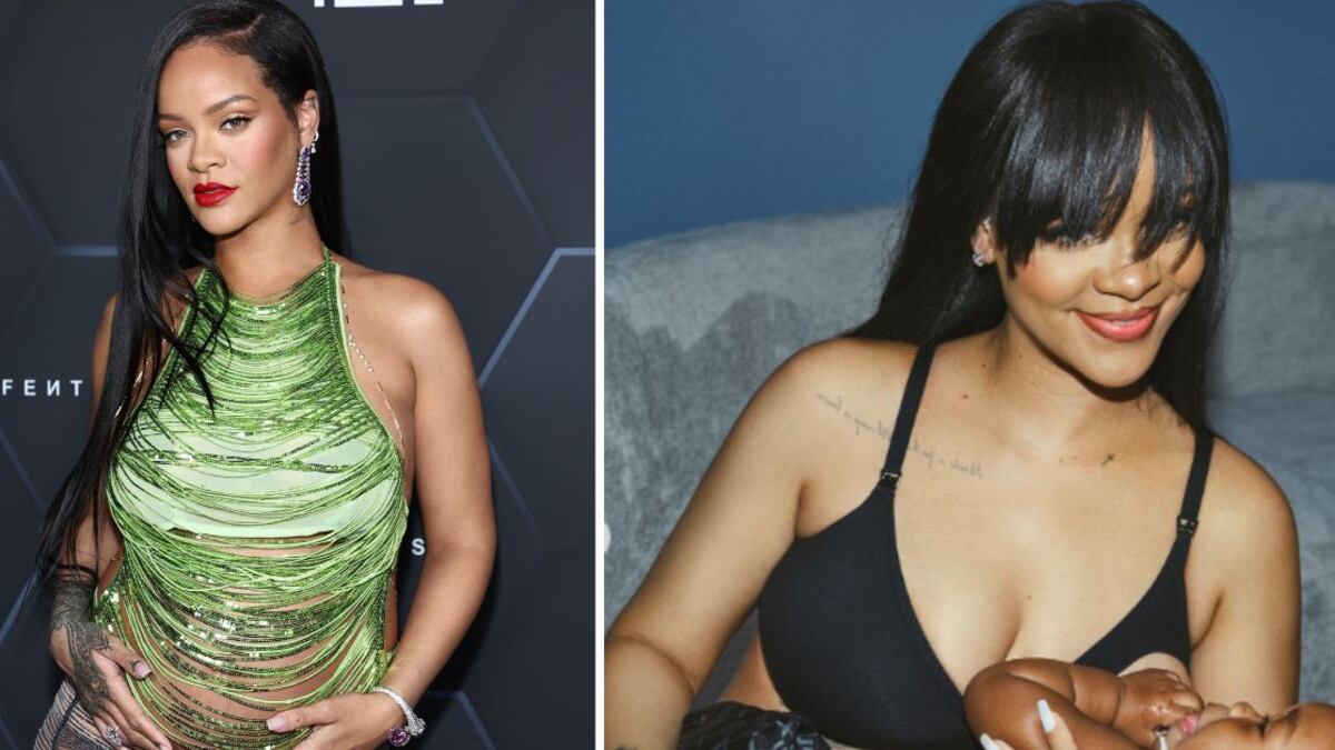 Rihanna brasier maternidad