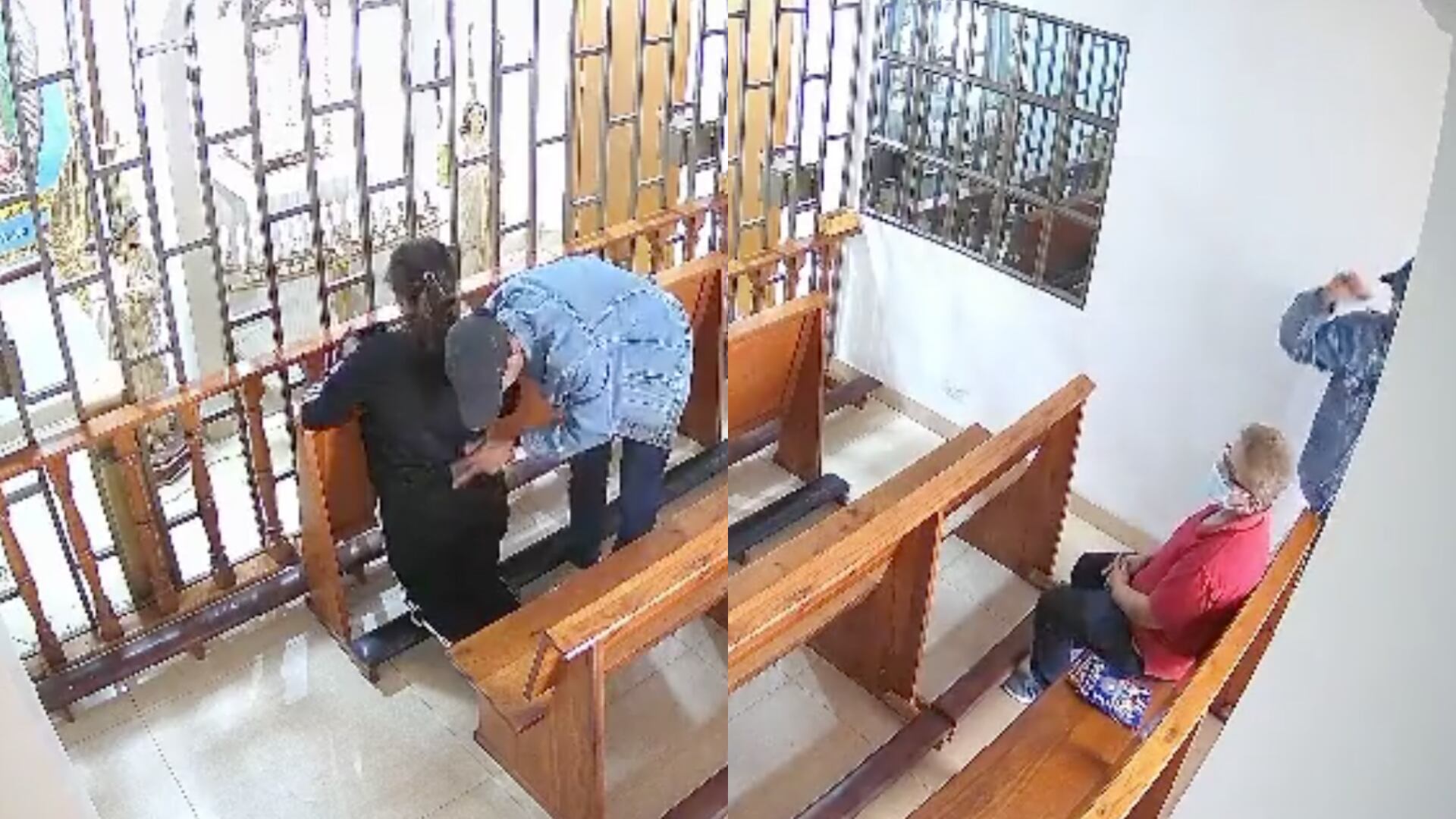 Con un cuchillo delincuente robó a dos mujeres que estaban rezando en un oratorio en Bogotá