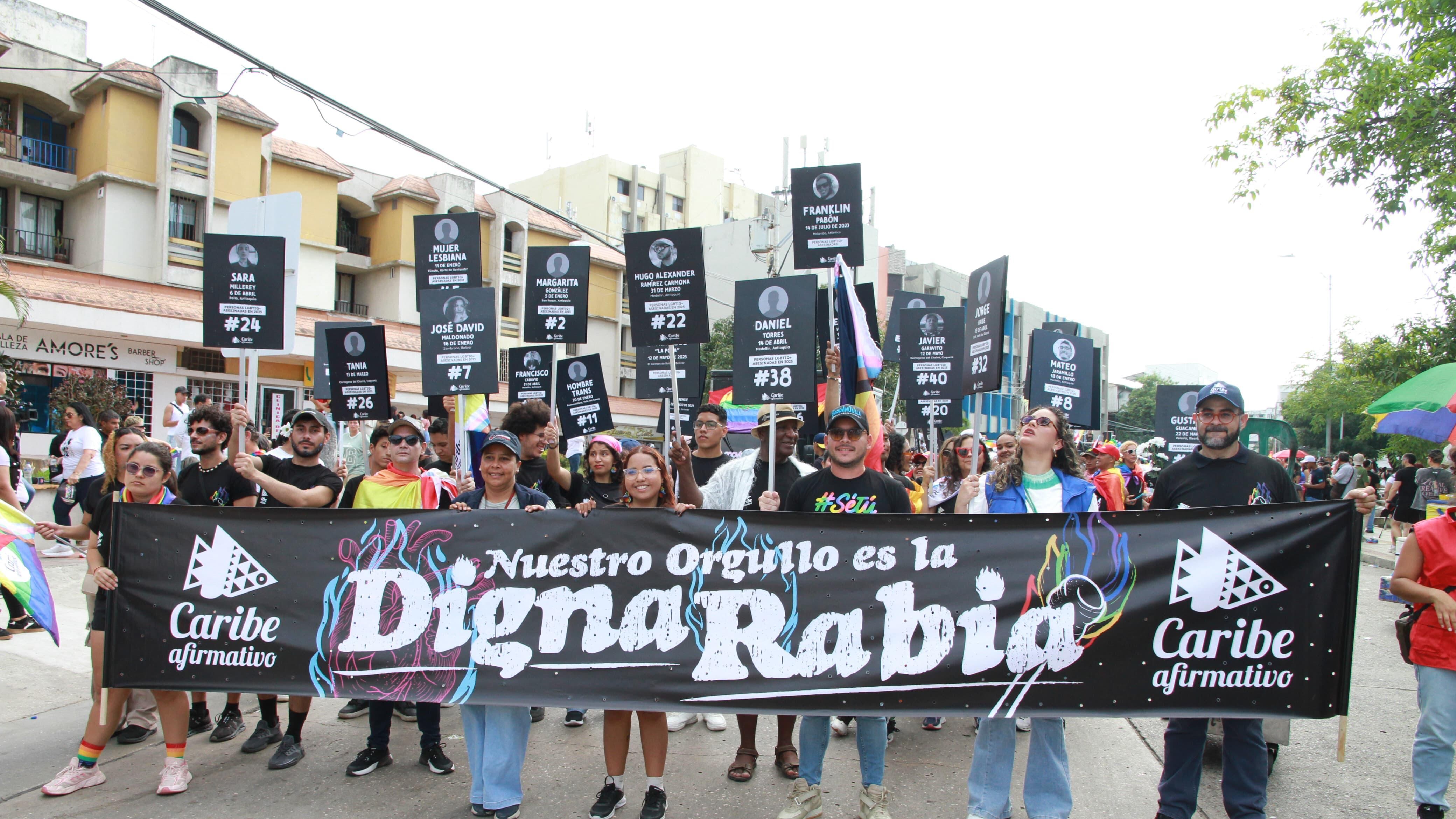 Foto Marcha del Orgullo LGBTIQ+ 2025 en Barranquilla.