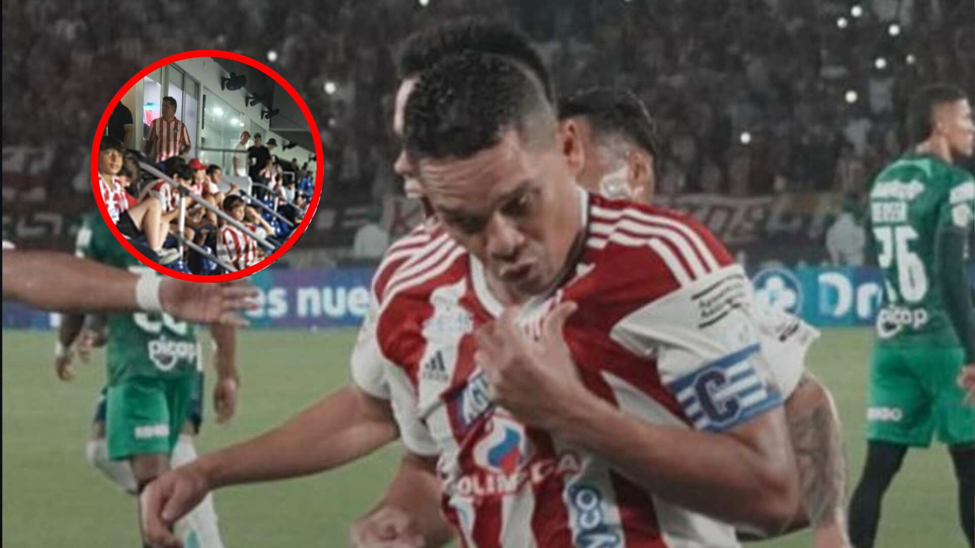 Milan, hijo de Shakira, fue a ver Junior Atlético Nacional