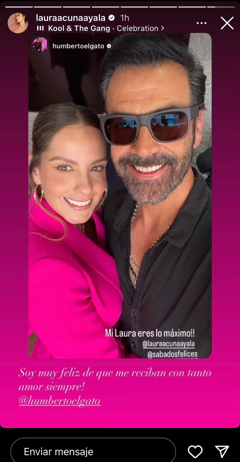 Laura Acuña regresó a Sábados felices