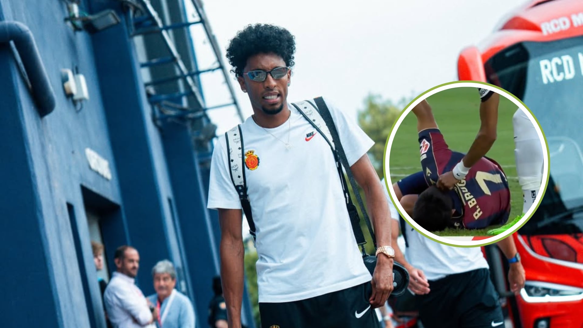 Final de pesadilla: Johan Mojica ve la roja en el descenso del Mallorca y desata una lluvia de críticas