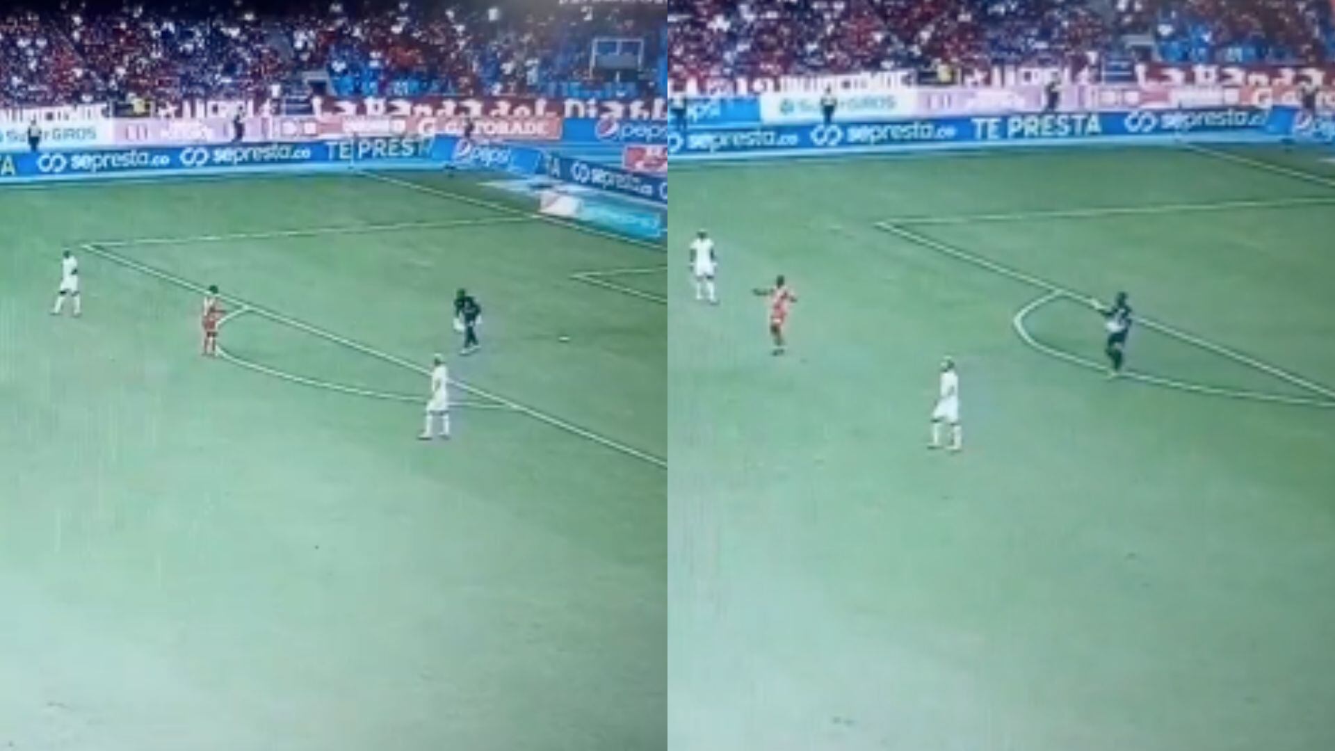 El insólito error del arquero del Pasto ante América.