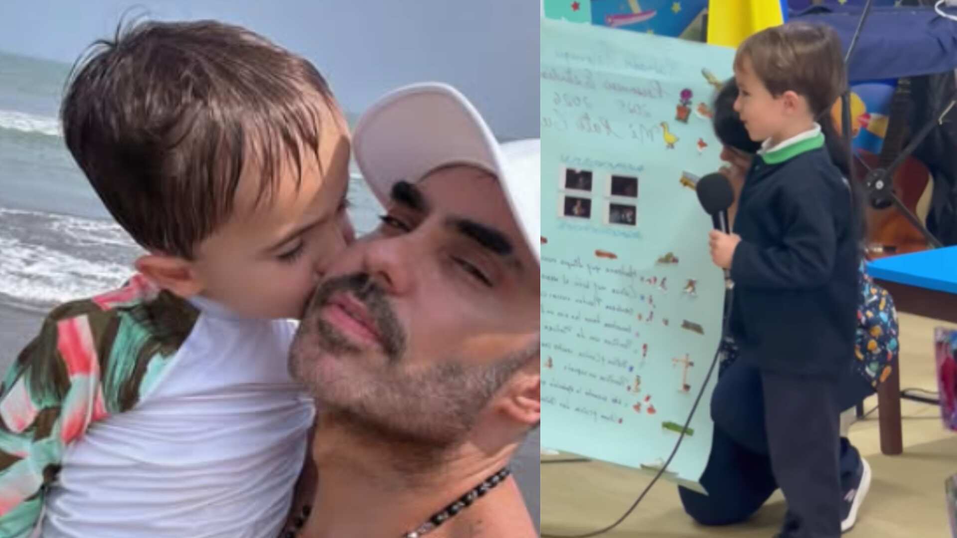 Lincoln Palomeque derritió de ternura a sus fans con campaña de su hijo para ser personero del jardín