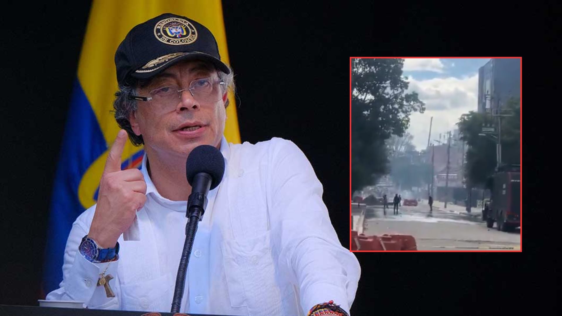 Gustavo Petro se pronunció ante las protestas de la UPN