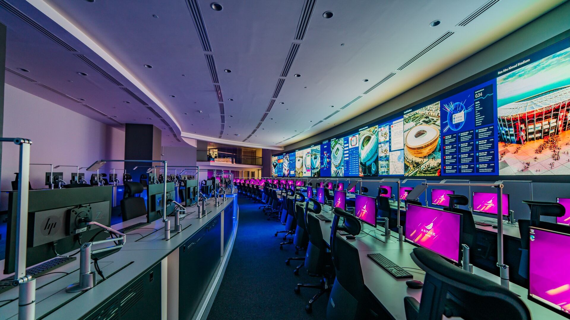 El Centro de Comando y Control de Aspire en Qatar 2022 usa Inteligencia Artificial