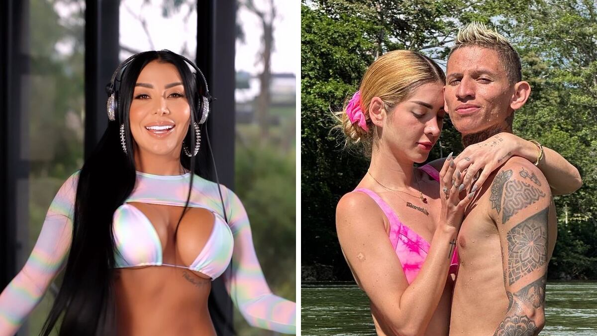 Marcela Reyes, 'La Liendra' y Dani Duke