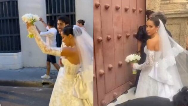 Boda de ensueño de Silvy Araújo y Felipe Pino en Cartagena.