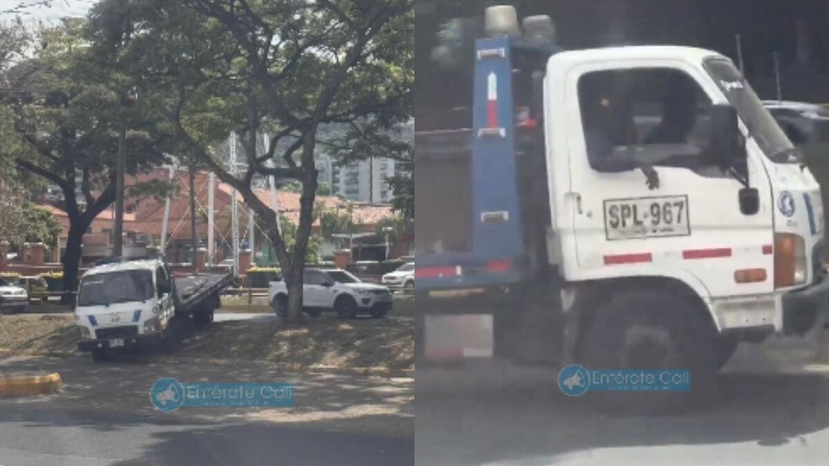 Una grúa de la secretaría de movilidad cometió grave infracción en el norte de Cali.