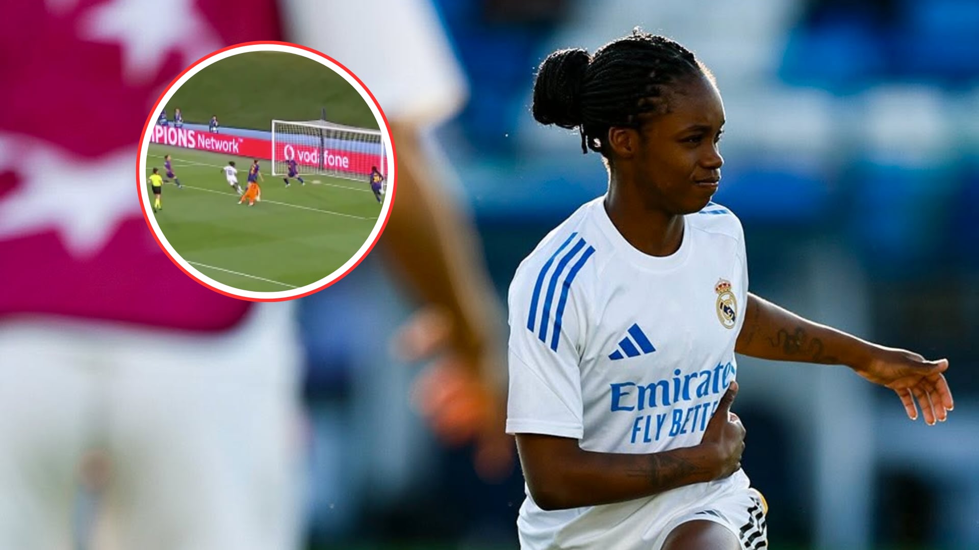 Linda Caicedo ‘saca la cara’ por Real Madrid en Champions con hermoso gol al Barcelona