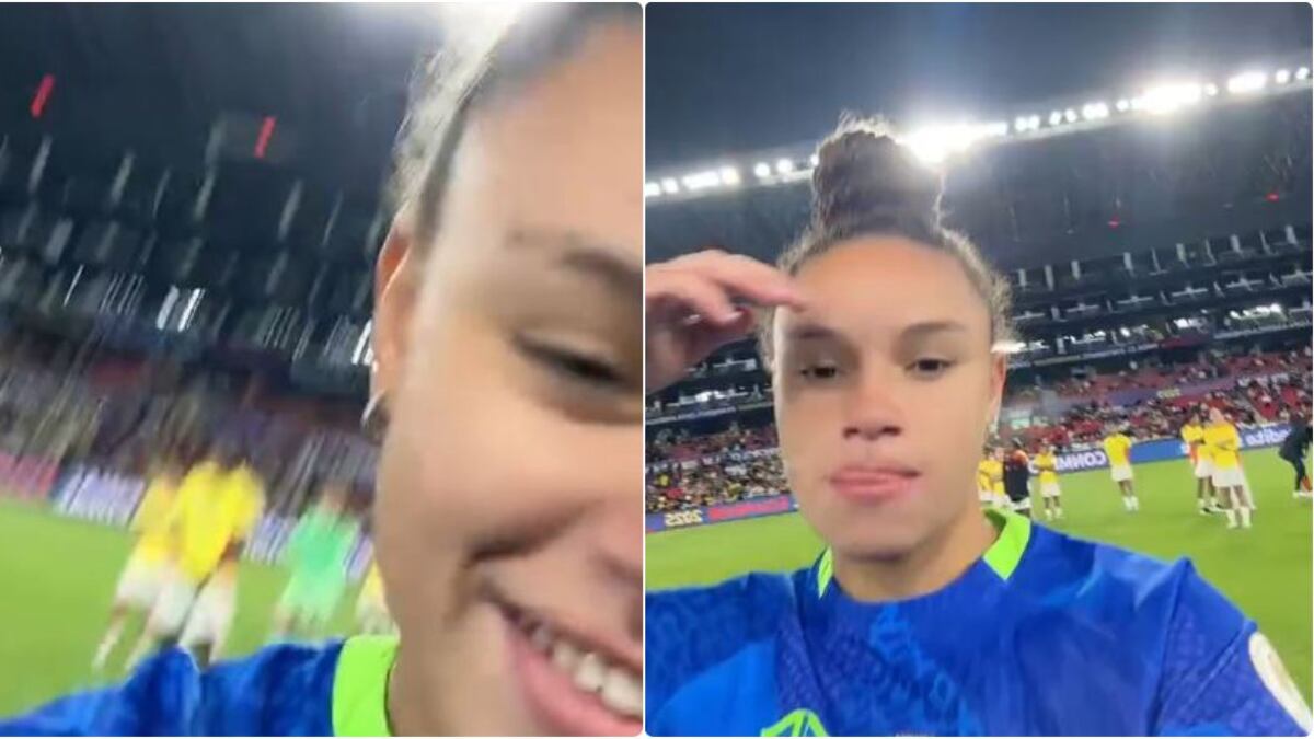 Dudinha se burló de las jugadoras de Colombia, tras ganar la Copa América, y lo hizo viral