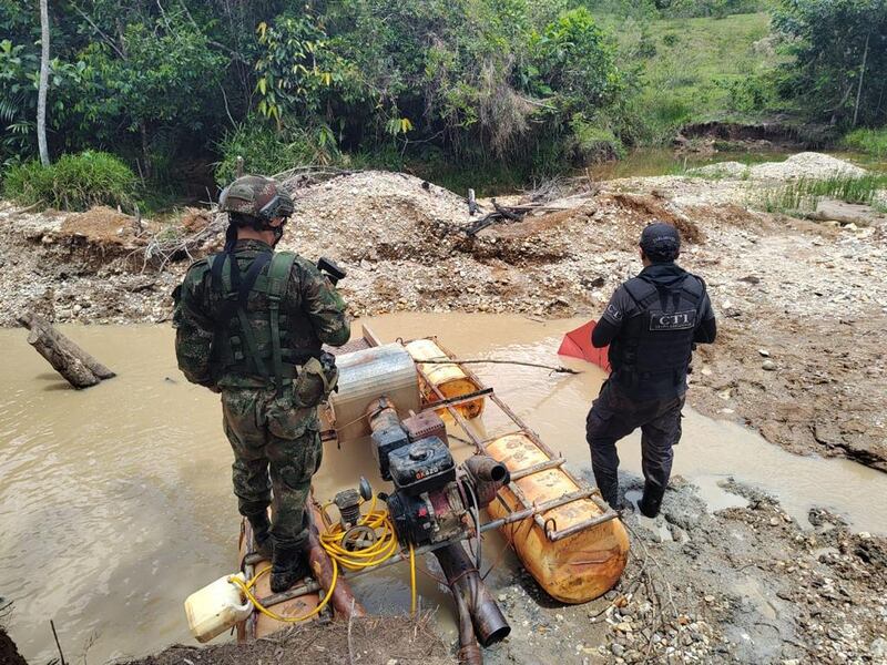 Minería ilegal en Colombia
