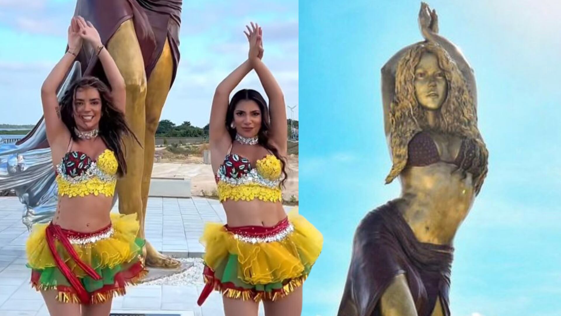 Elianis Garrido fue fuertemente criticada por "idolatrar" a la estatua de Shakira