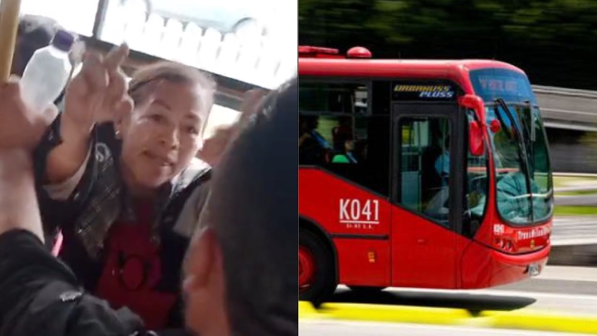Mexicana agrede a a usuaria de TransMilenio