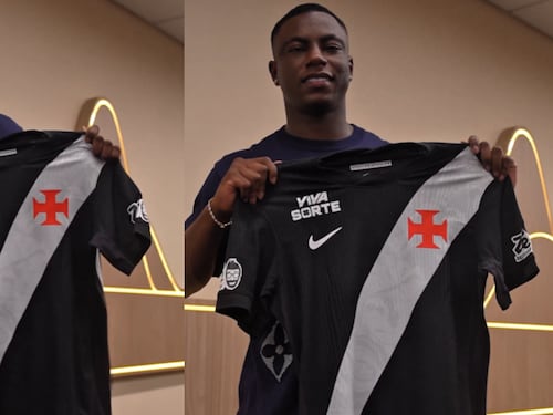 Así fue la presentación de Marino Hinestroza en Vasco Da Gama, donde compartirá con varios colombianos