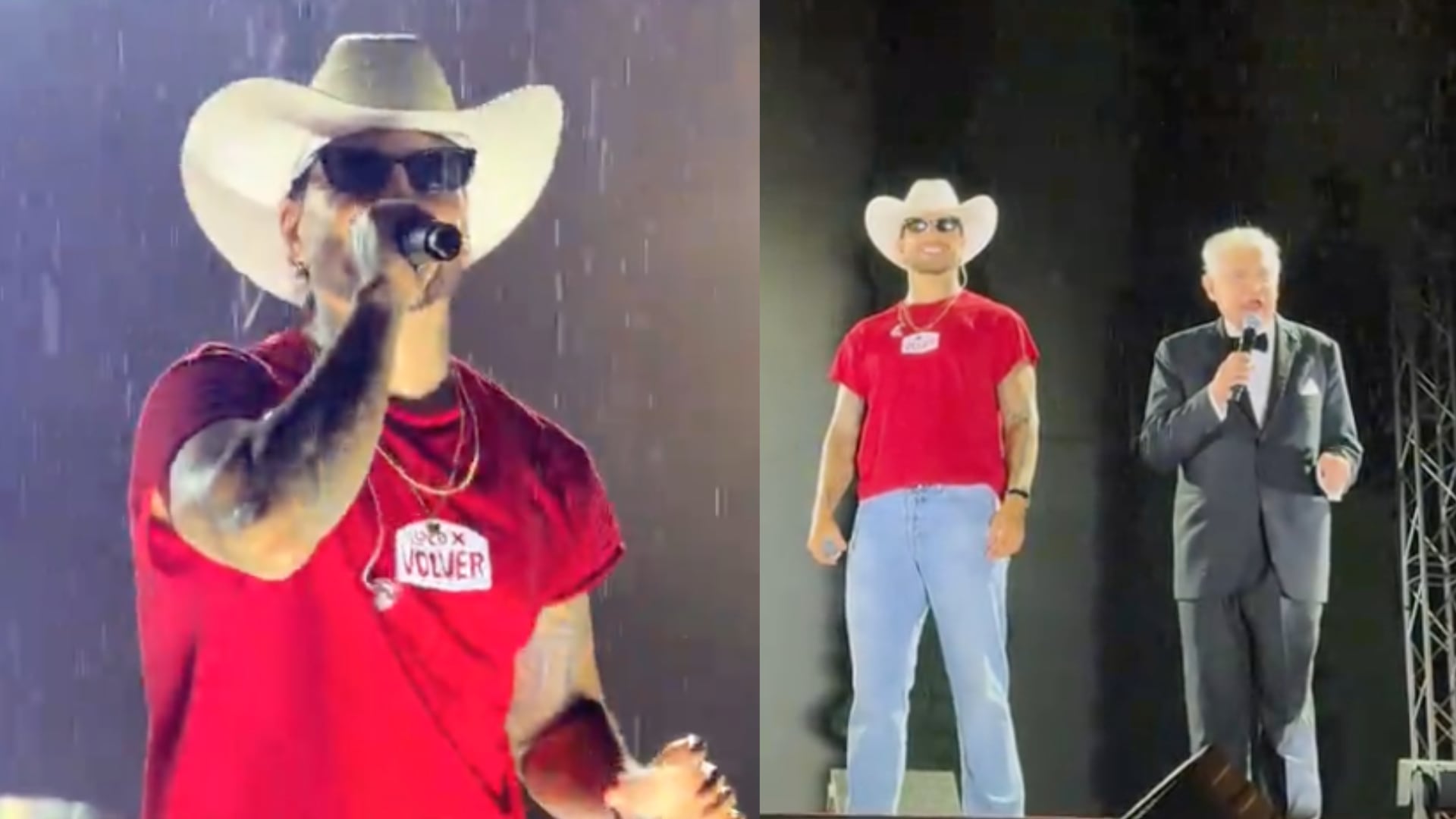 Maluma y Jorge Barón en el lanzamiento de 'Loco x verte'