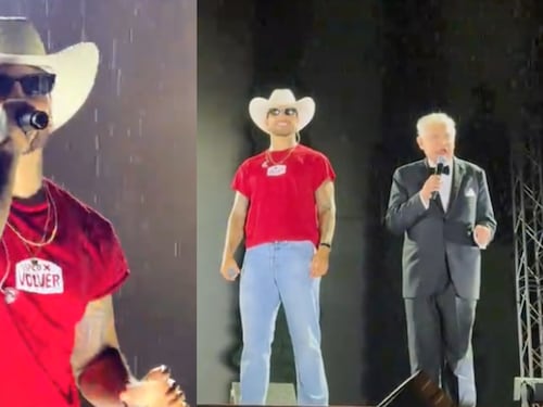 Maluma también volvió a recibir la patadita de la buena suerte, así fue el especial momento