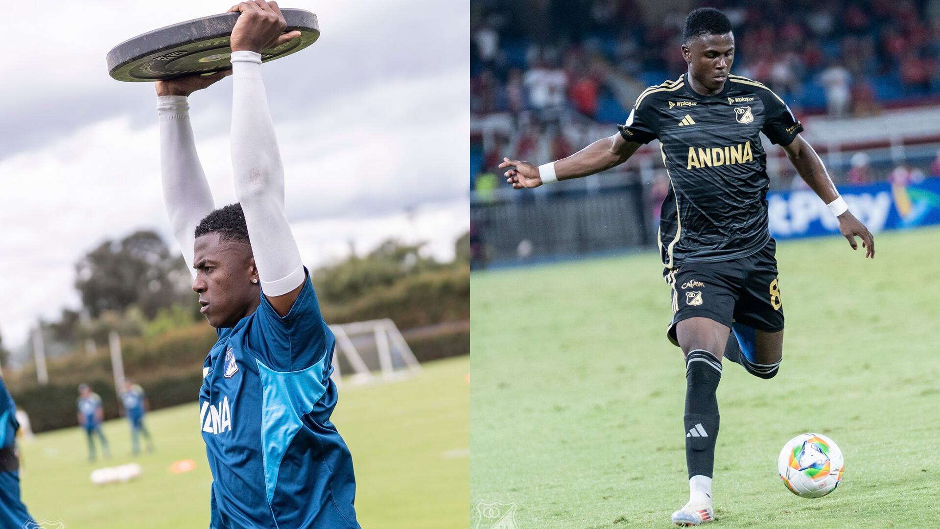 Néiser Villarreal - Fotos: Redes sociales de Millonarios